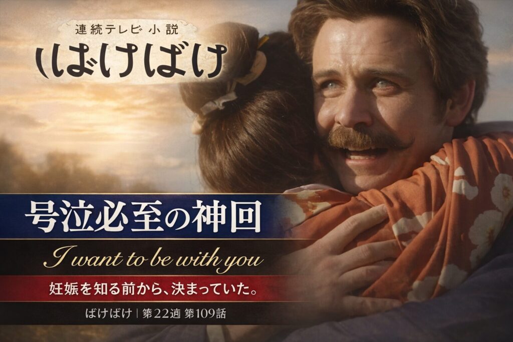 【ばけばけ第22週第109回あらすじ ネタバレ感想】「I want to be with you」伏線回収に号泣！ヘブンの日本残留宣言とトキの妊娠告白が神回すぎた