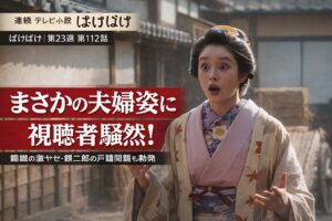 ばけばけ第23週第112話 まさかの夫婦姿に視聴者騒然 錦織の激ヤセと銀二郎の戸籍問題