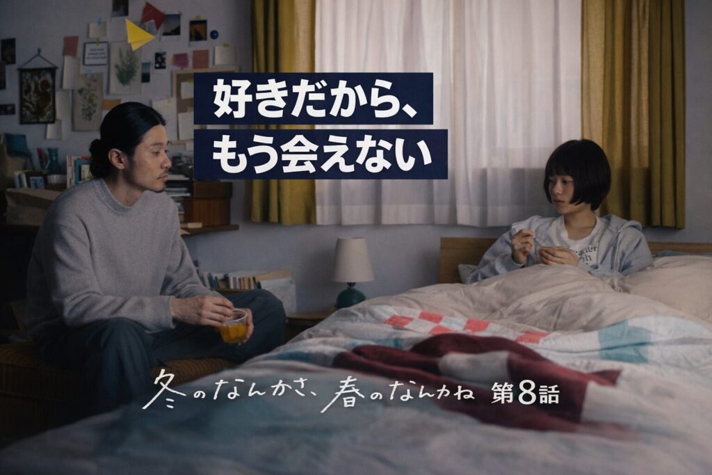 冬のなんかさ、春のなんかね第8話「好きだから、もう会えない」別れシーンのドラマサムネイル