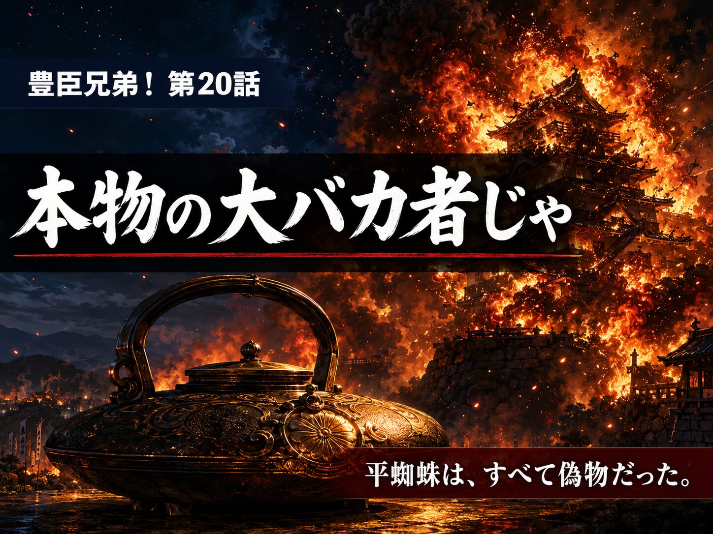 豊臣兄弟！第20話「本物の平蜘蛛」松永久秀爆死と平蜘蛛をテーマにした記事サムネイル