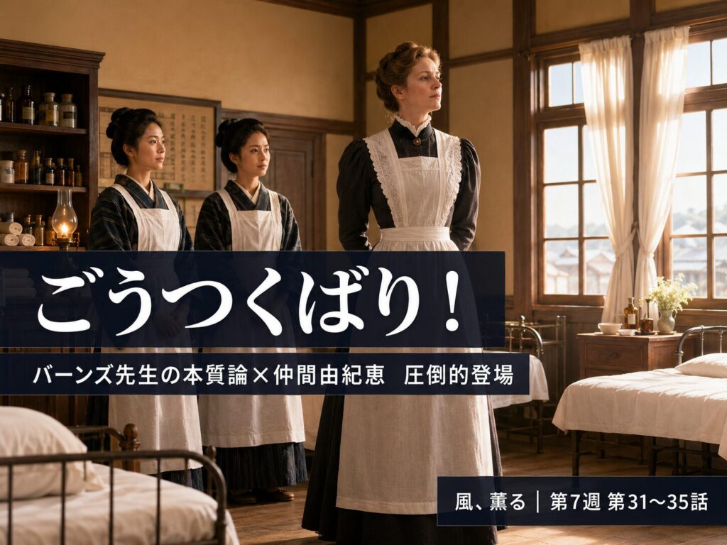 朝ドラ「風、薫る」第7週（第31〜35話）あらすじまとめのサムネイル画像