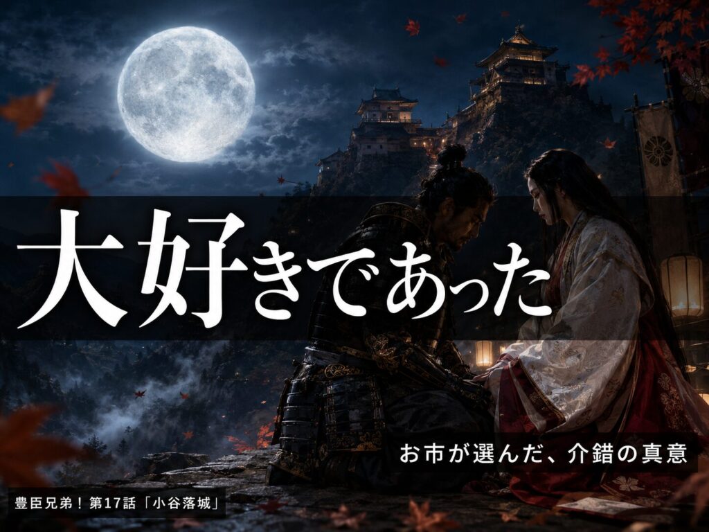 豊臣兄弟！第17話「小谷落城」——お市が長政を介錯した新解釈と月になった大男の物語を徹底考察
