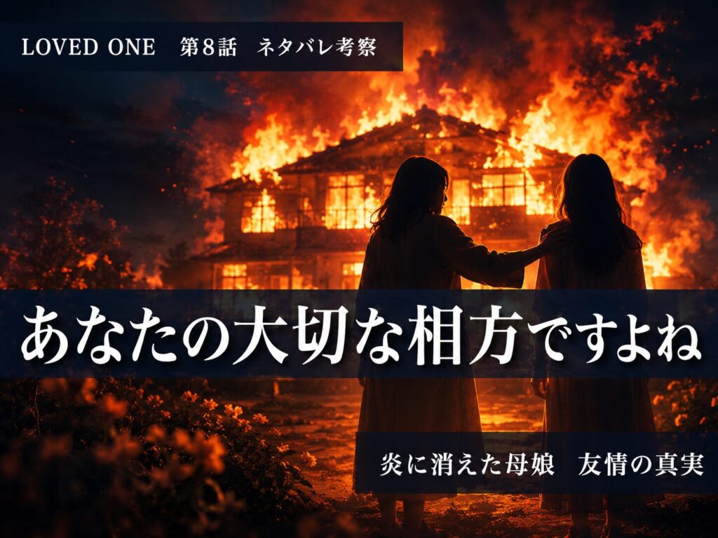 LOVED ONE 第8話|炎の夜に映る2人の友情と「相方を守る」決意