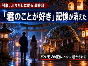 刑事ふりだしに戻る最終回サムネイル｜双六神社の夜、告白と記憶消失
