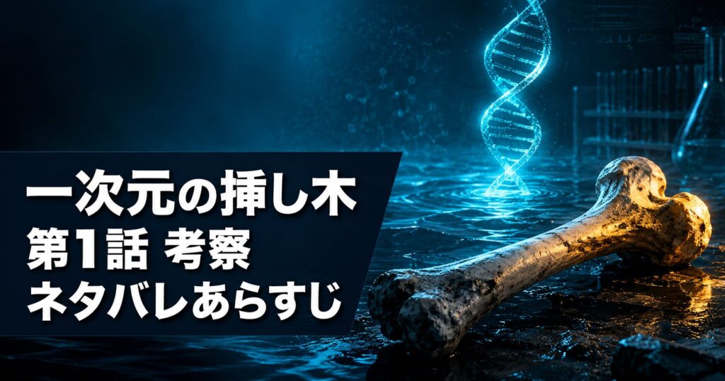 一次元の挿し木 第1話 考察 アイキャッチ