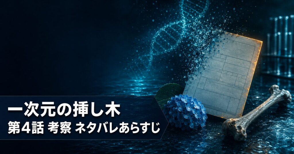 一次元の挿し木 第4話 考察 アイキャッチ