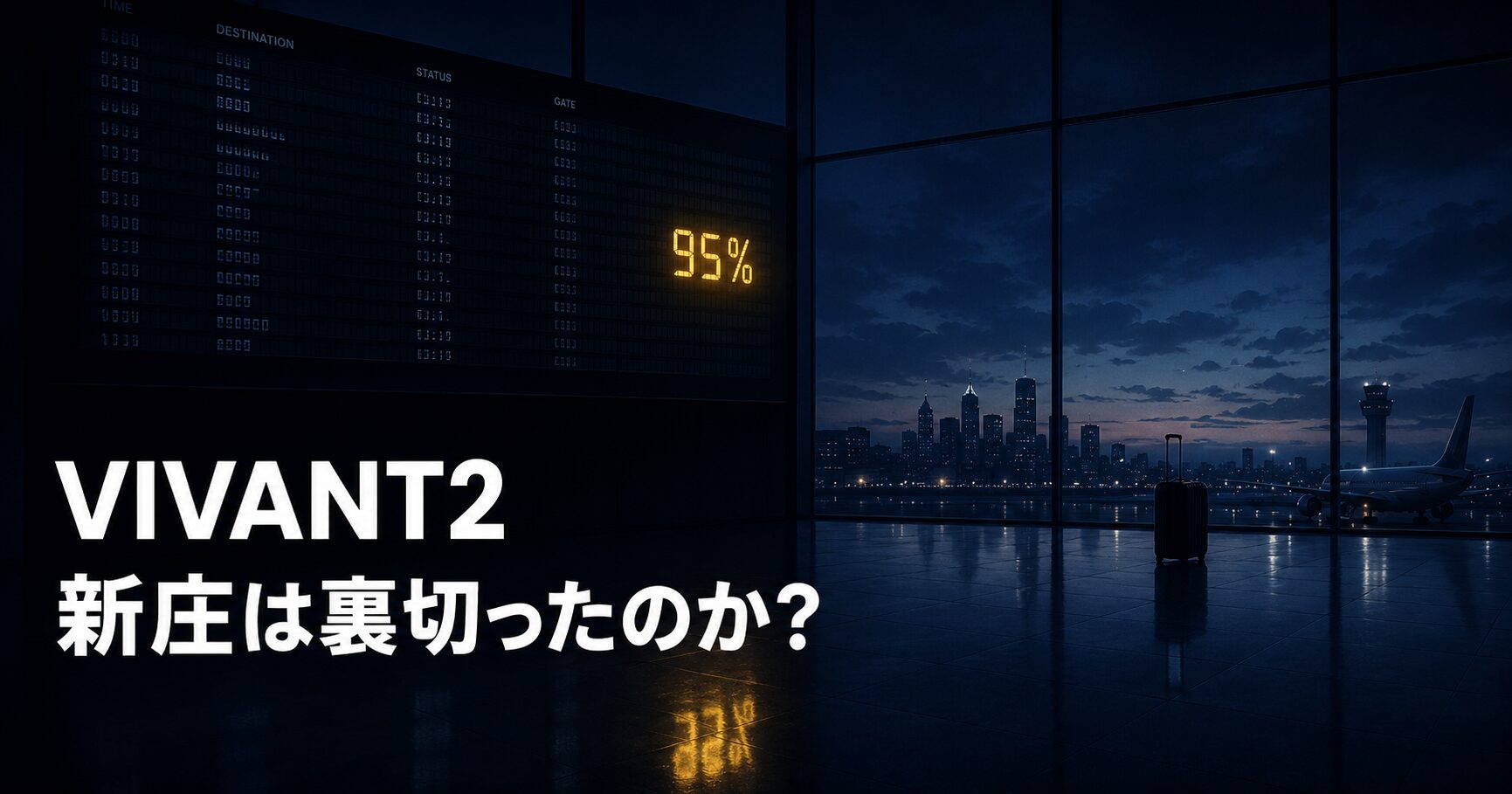 VIVANT2 新庄 裏切り 情報流出95% 考察 アイキャッチ
