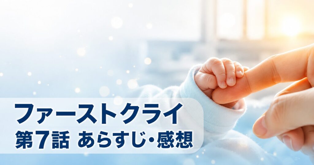 ファーストクライ 母子救命救急班 第7話 あらすじ 感想 アイキャッチ